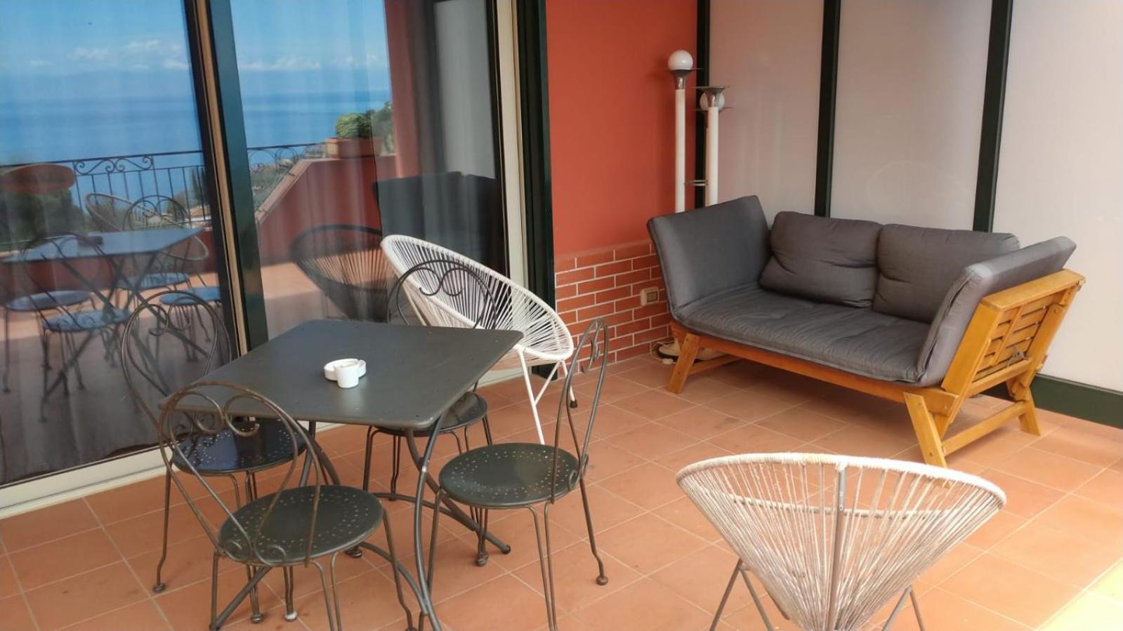 Villa Vittorio - Splendid Panoramic Sea View Terrace Taormina Buitenkant foto